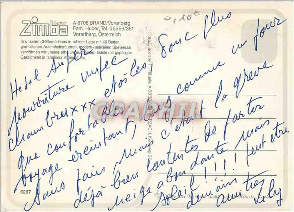 गैस्टहॉफ जिम्बा — ब्रँड/वॉरार्लबर्ग — A-6708 - पीछे