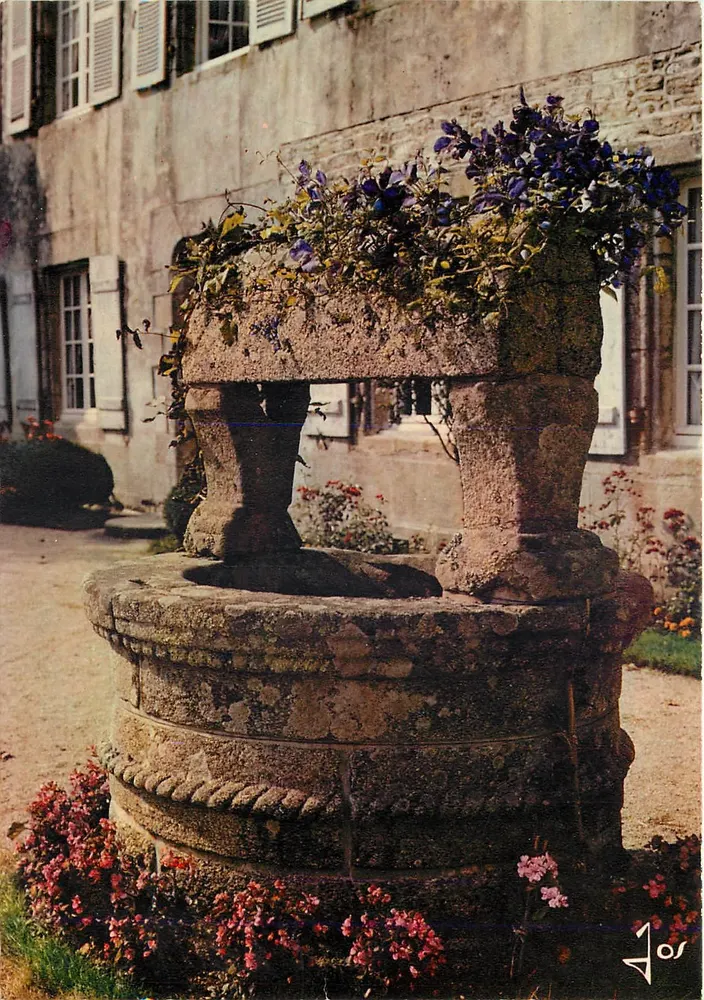 Blühender Brunnen — am Schloss Stang — Éditions d'Art JOS - Vorderseite