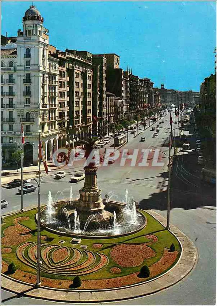 Zaragoza — Monument to the Martyrs and Paseo de la Independencia — Éditions Arribas Zaragoza - Front