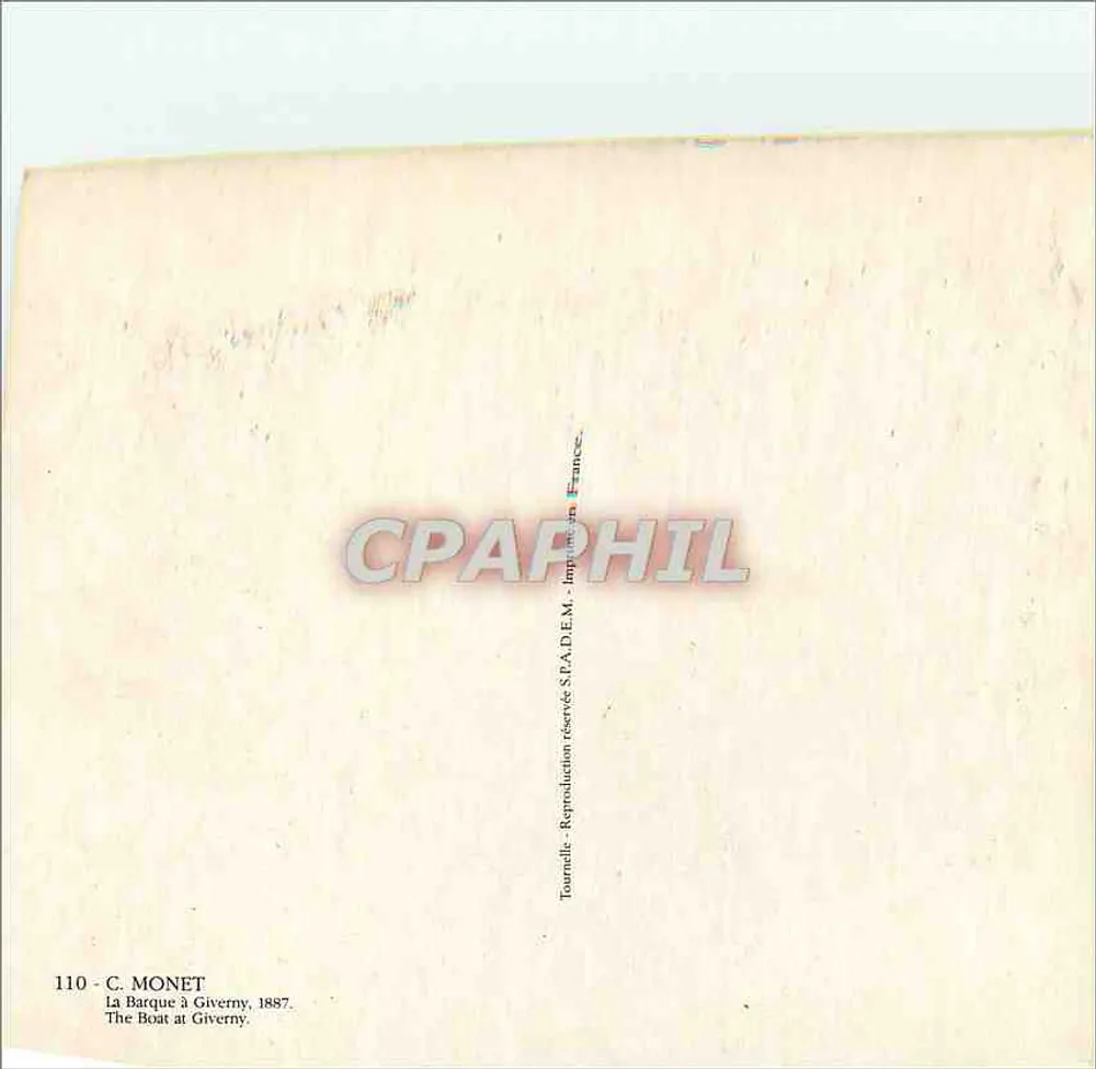 ला बार्क ए गिवर्नी — 1887 — टौर्नेले - स्पेडम, फ्रांस - पीछे