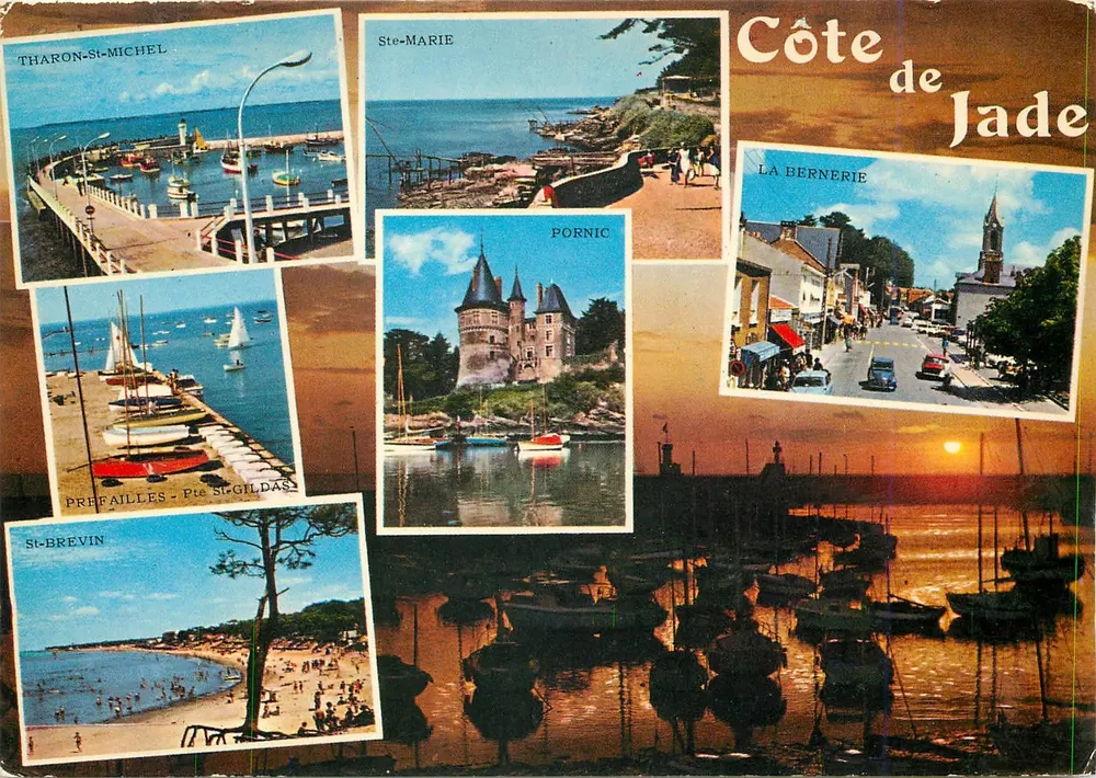 Côte de Jade — Tharon-St-Michel, Ste-Marie, Pornic, Préfailles, La Bernerie, St-Brevin — Photo Marc GUITTENY - Vorderseite