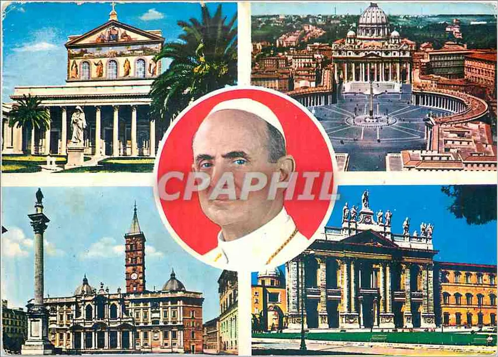 Roma — As Quatro Basílicas — editor desconhecido, número de série não visível - Frente