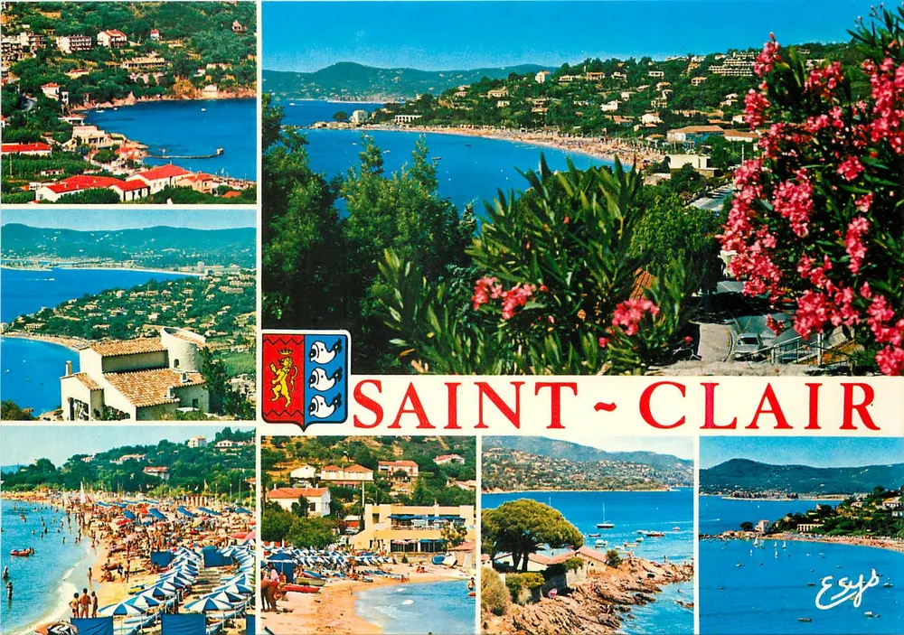 Saint-Clair — Panoramablick und Strand — Verlag Erys - Vorderseite
