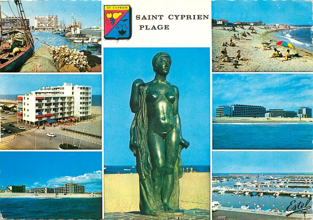 Saint-Cyprien-Plage — Panoramablick — Éditions Estel - Vorderseite