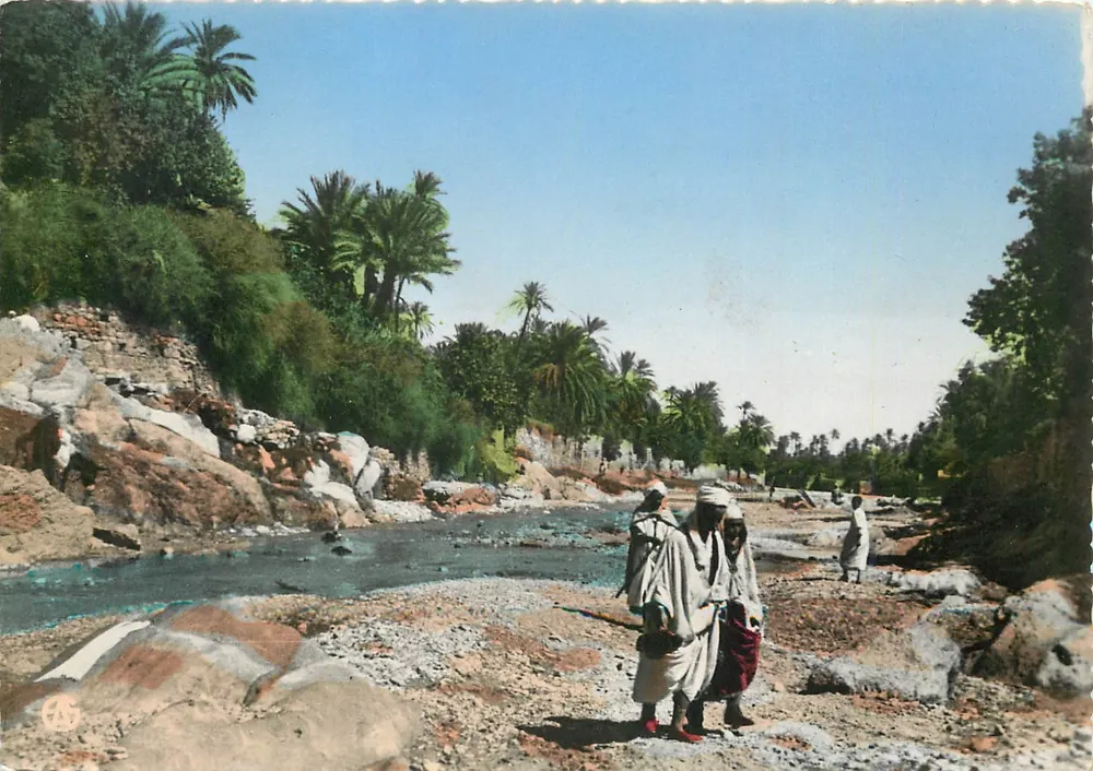 Promenade am Oued — ÉDITIONS ALEXANDRE SIRECKY, Oran - Vorderseite