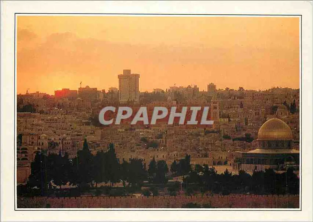 Jerusalem — Ansicht des Sonnenuntergangs über den Felsendom — X-D1 - Vorderseite