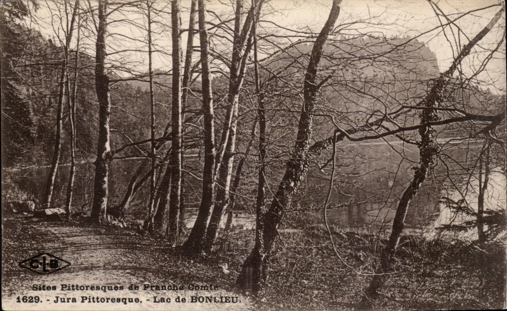 See von Bonlieu — pittoresker Jura — pittoreske Orte der Franche-Comté, Nr. 1629 - Vorderseite