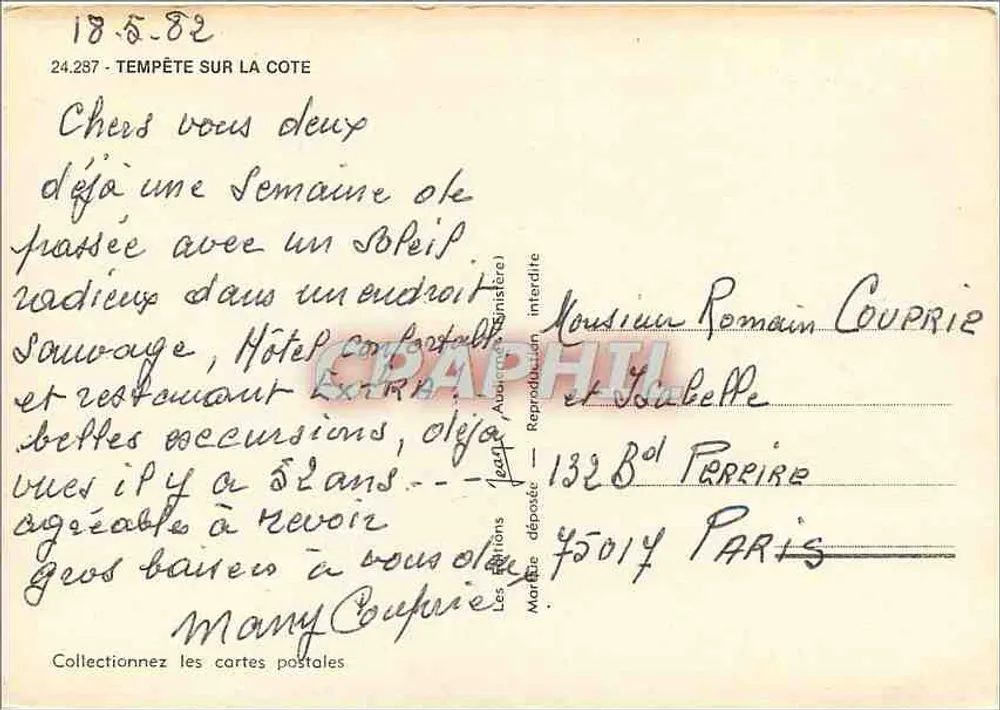 Burza nad wybrzeże — 24.287 — Wydawnictwo Jean - Rewers