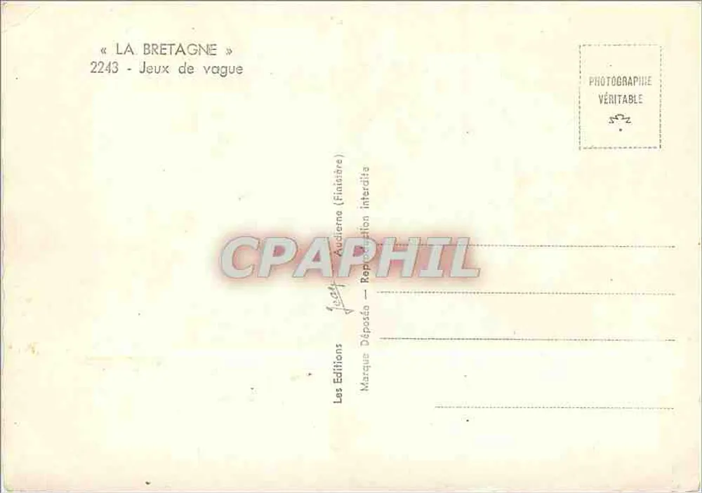 लहर के खेल - ब्रेटेन - एडिशन ऑडियर्न - पीछे