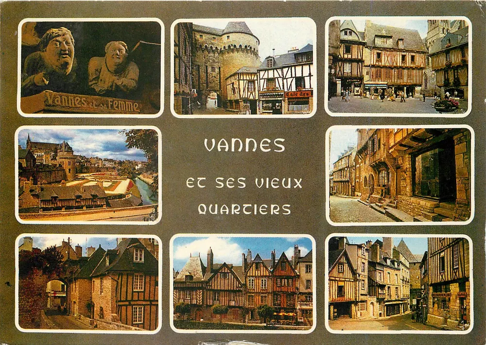 Vannes e seus antigos bairros — Edições de Arte Jos. Le Doaré, n° 5408 - Frente
