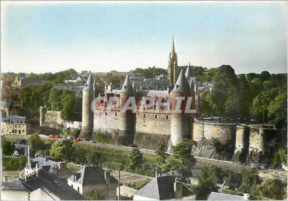 Castelo de Josselin — vista panorâmica — Gaby - Frente