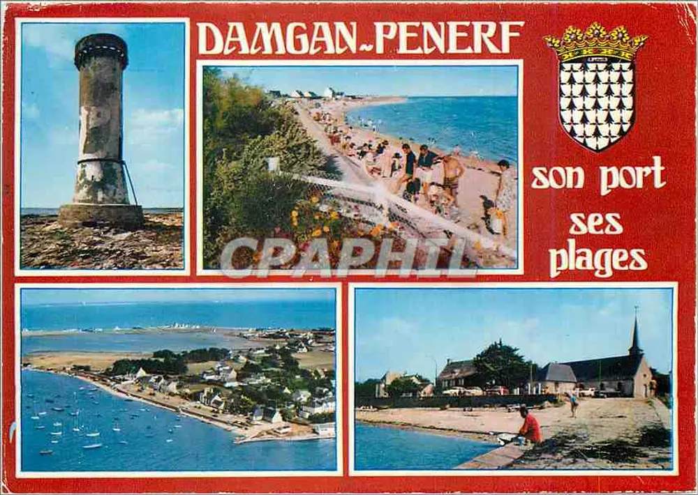 Damgan-Pénerf — seu porto suas praias — Impressor Mâcon - Frente