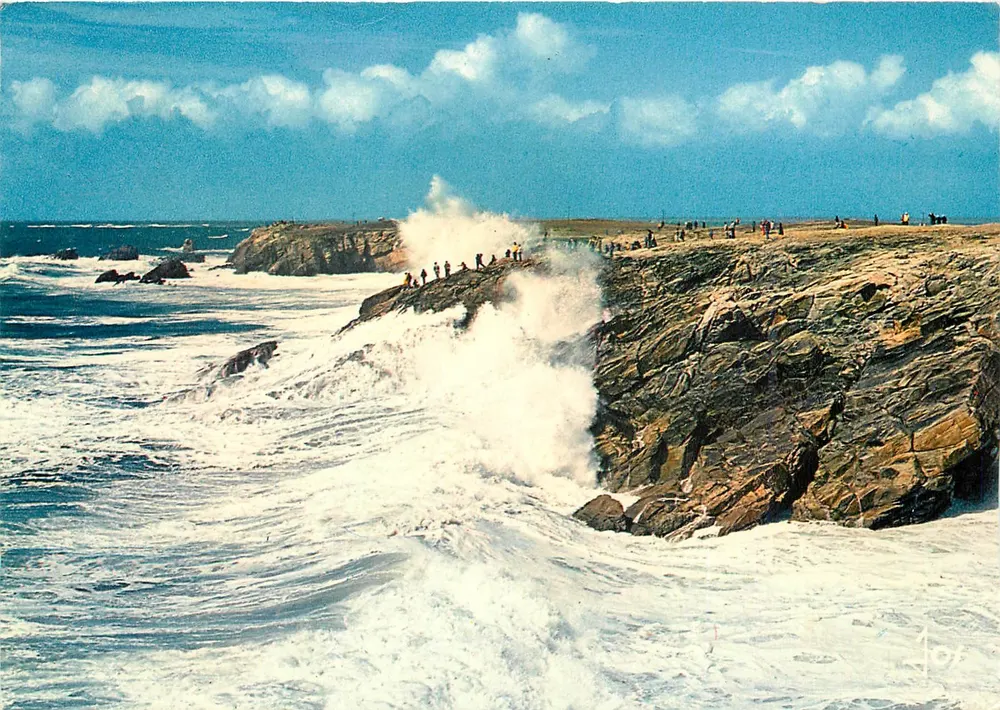 Tempestade de verão na costa selvagem — La Baule — Edições de Arte JOS - Frente