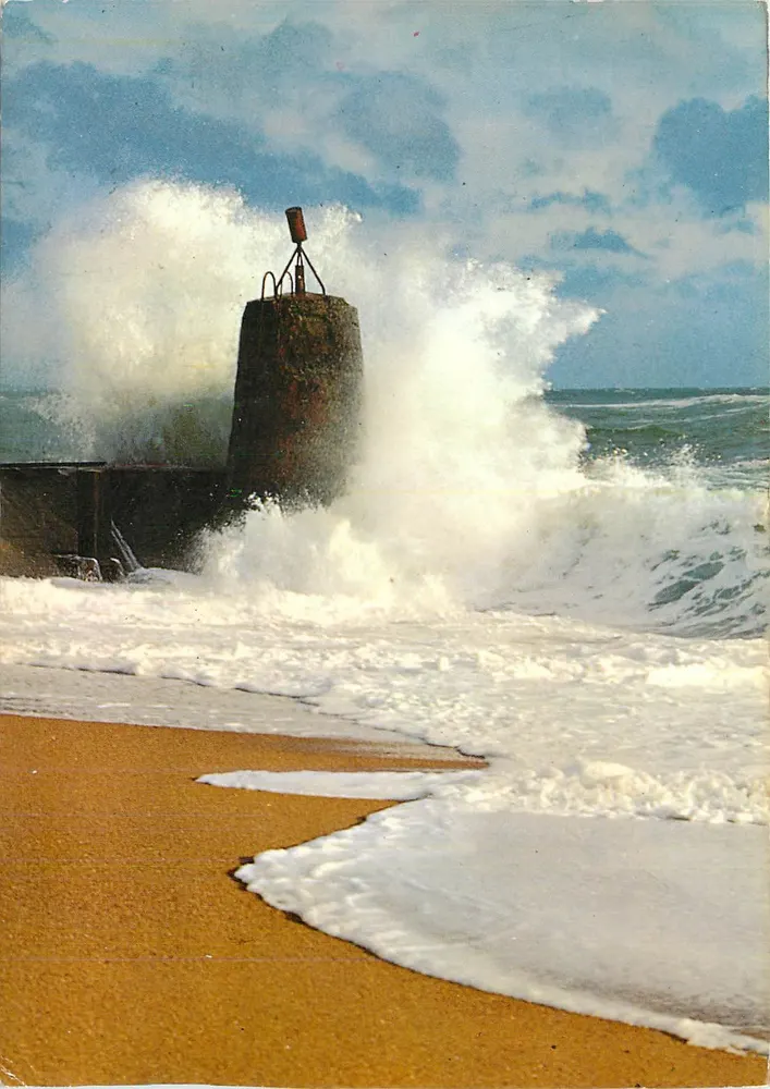 Sturm über den Leuchtturm — pittoreske Bretagne — Éditions Y.R. Candal - Vorderseite