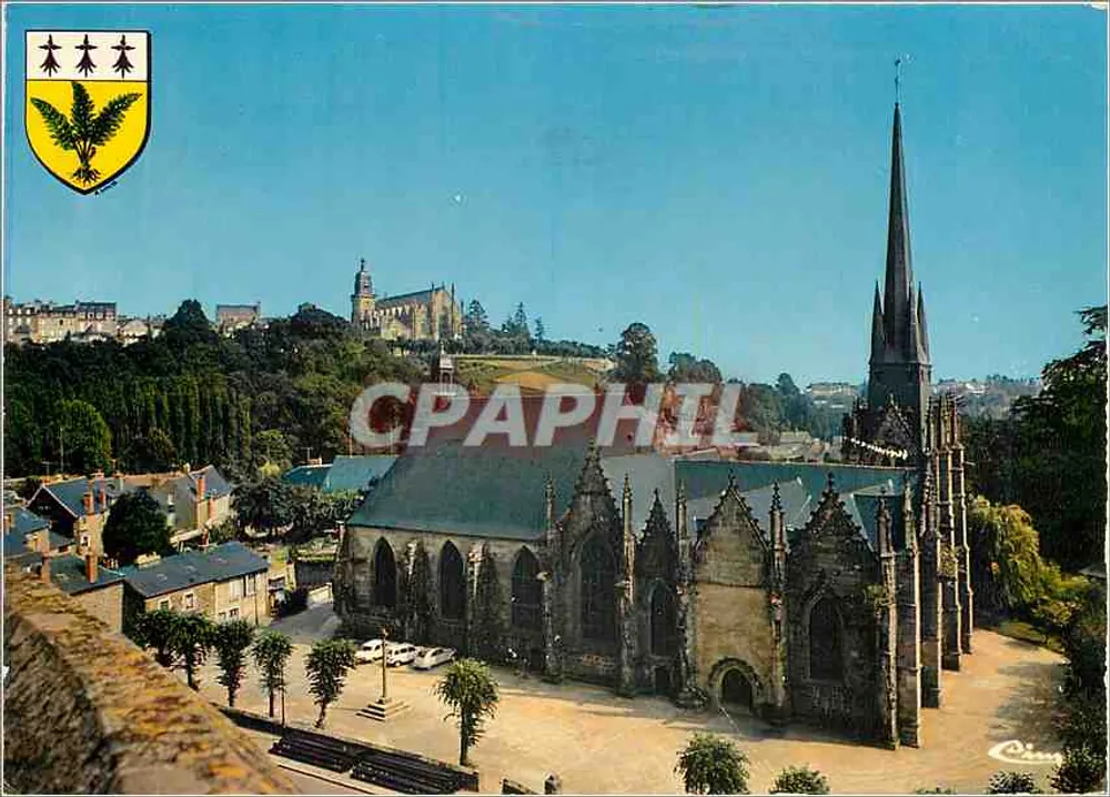 Fougères — Kirche Saint-Léonard und Saint-Sulpice — Verlag CIMCOLOR - Vorderseite