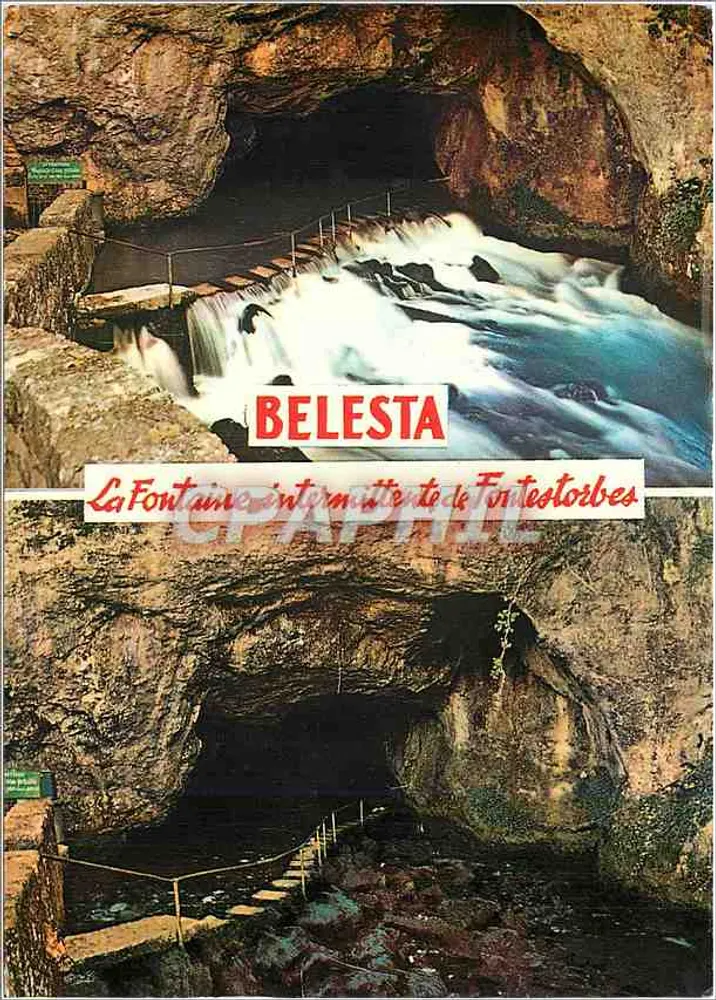 Intermitentna fontanna Fontestorbes — Belesta — S.A. APA-POUX - ALBI - Awers