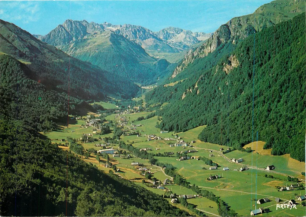 Die Schlucht Grimp - Sainte Marie de Campán — ARTPYR Editionen, Nr. K.112 - Vorderseite