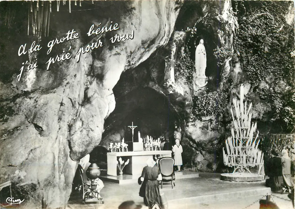 Grotte de Massabielle — Lourdes — Éditeur Cing - Vorderseite