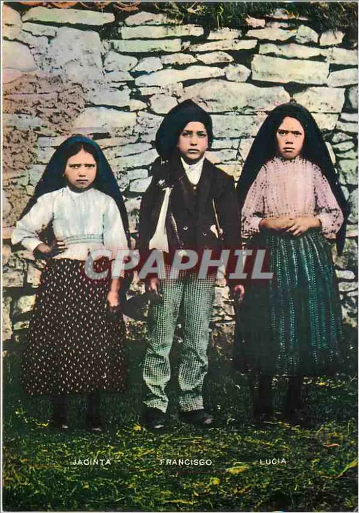 I tre bambini di Fátima — Jacinta, Francisco, Lucía — n°16 - Recto