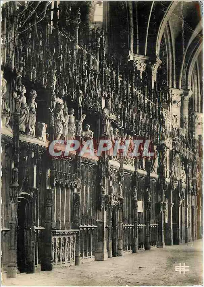 Catedral de Chartres — Fechadura do Coro (século XVI) — El. Houvet - Frente