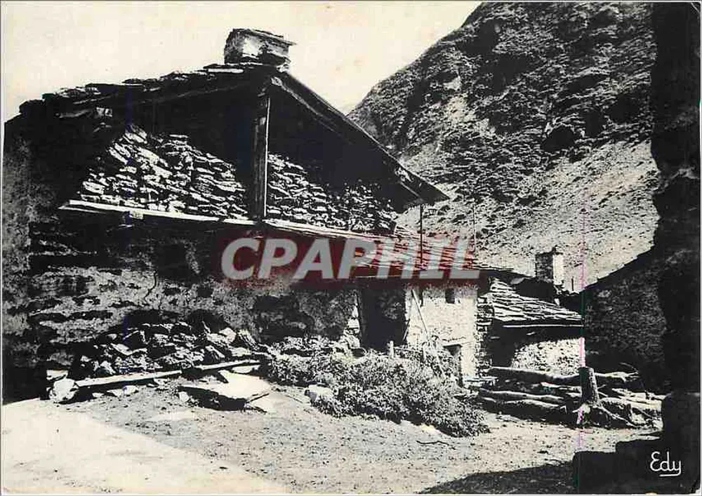 Zerstörtes alpines Dorf — Verlag Edy — Nr. 1519 - Vorderseite