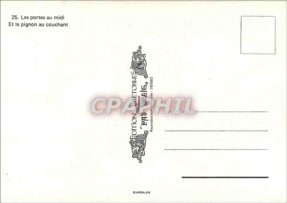 Durheit an dorioù d’ar c’hreizteiz — Hag ar pignon d’ar goulou-deiz — Édition Bretonnes - Rückseite
