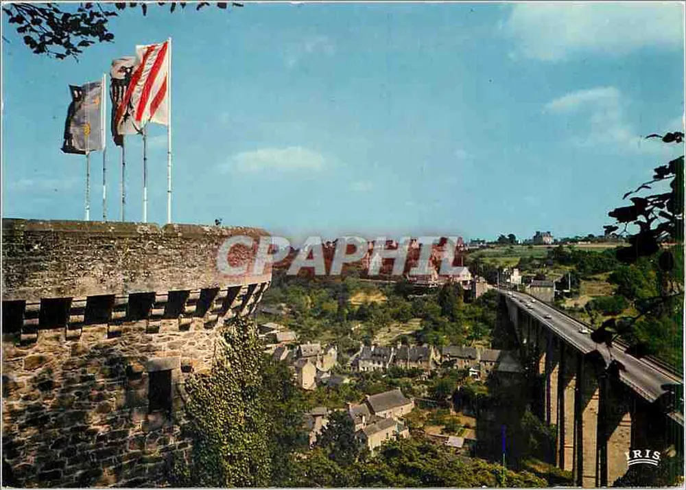 Dinan (22) - Mittelalterliche Stadt — La Tour Sainte-Catherine und der Viadukt — Verlag LUMICAP - Vorderseite