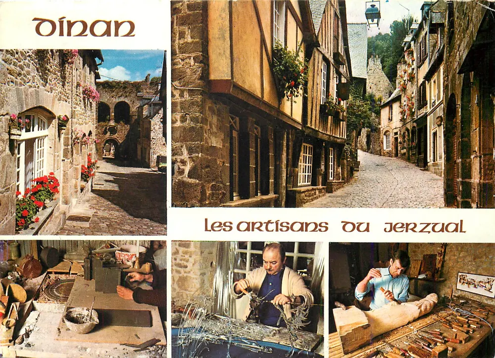 Dinan — Os artesãos do Jerzual — Edições de Arte 'Jack' Louannec - Frente