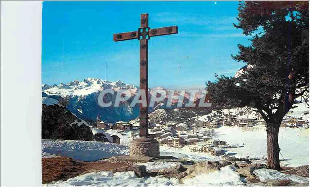 Bergkreuz — Ansicht von Aussòis (73) — Verlag Alpinisme Safari - Vorderseite