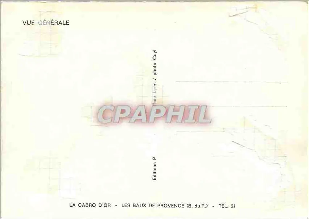 La Cabro d'Or — Les Baux-de-Provence — Éditions du R. (B. du R.) - Verso
