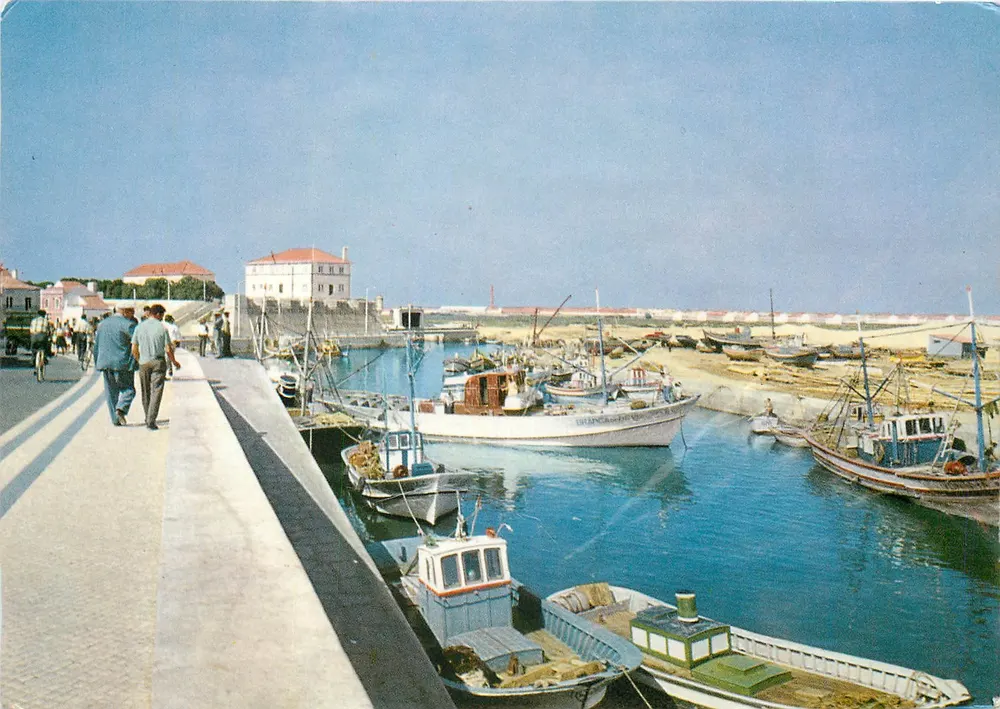 Porto de Peniche — Editor minifoto — Coleção Royal Portugal - Frente