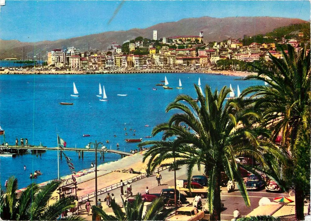 Cannes — A Croisette em direção ao Suquet — Éditions L. J. H. N. G. (NICE) n° 308 - Frente
