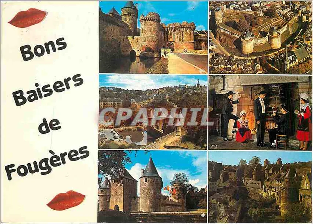 Fougères — feudales Schloss 12. und 15. Jahrhundert — Verleger Artaud Frères - Vorderseite