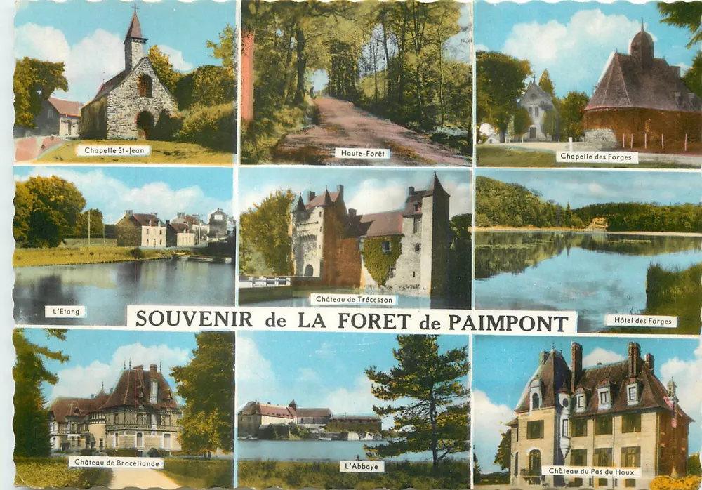 A Floresta de Paimpont — Lembrete — Pierre ART/AUD & Cie, Nantes - Frente