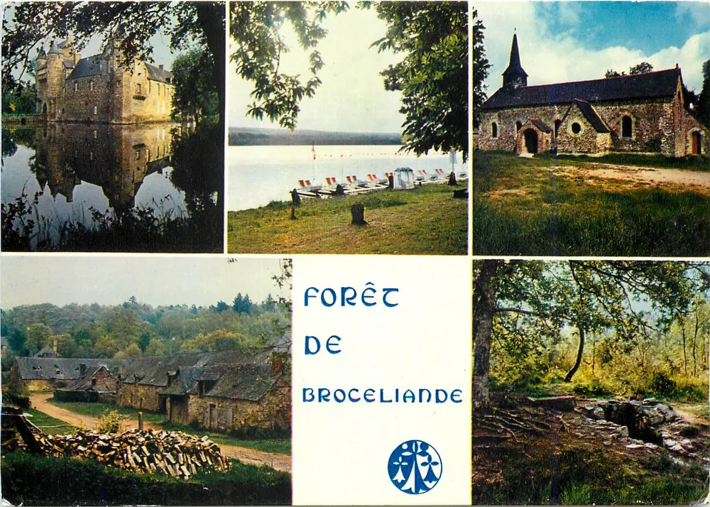 Floresta de Brocéliande — Editor: Editions d'Art Jos. Daré, n° MX 8341 - Frente