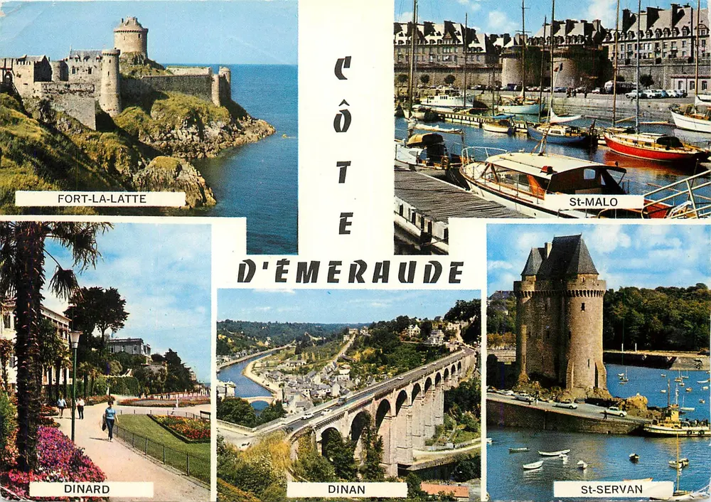 Costa da Esmeralda — Forte-La-Latte, St-Malo, Dinard, Dinan, St-Servan — Edições GREF - Frente