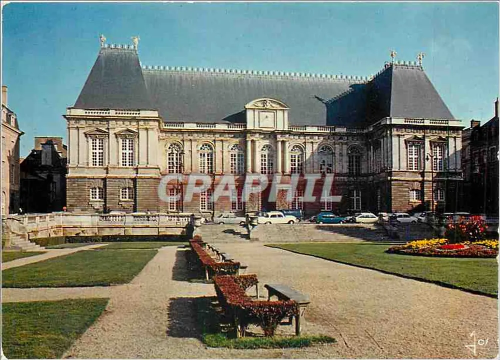 Rennes - Das Justizpalast (1655), ehemaliges Hotel des Parlaments der Bretagne — Éditions d'Art Jos - Châteaulin - Vorderseite