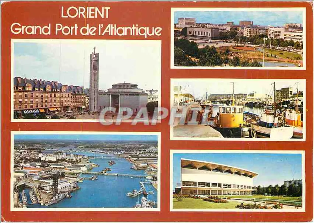 LORIENT — Grote Haven van de Atlantische Oceaan — Graphyti - Voorkant