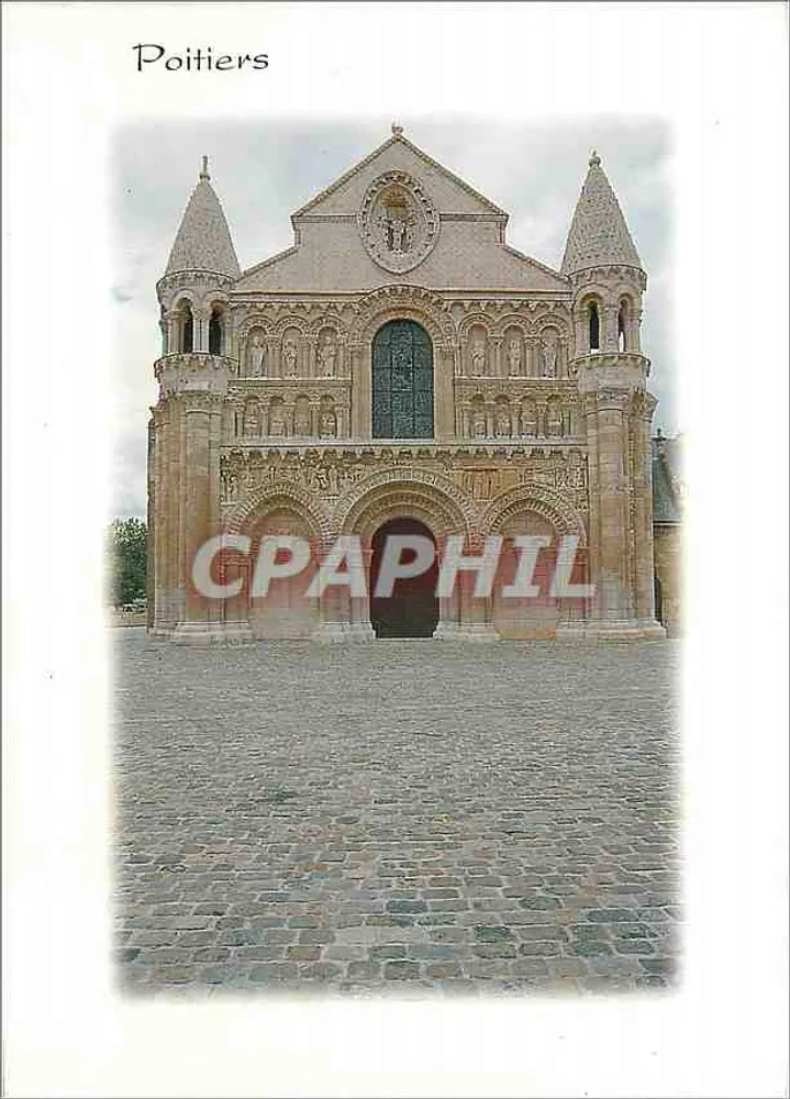 Poitiers — Kirche Notre-Dame-la-Grande — Compacartère - Vorderseite
