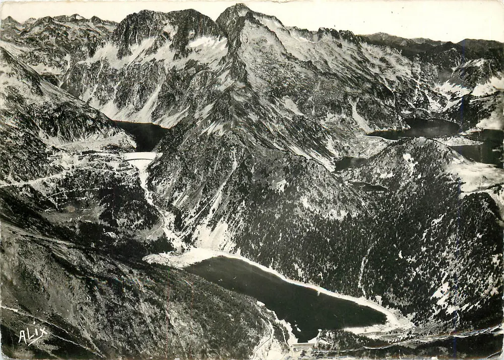 Lacs d'Oredon - Cap de Long — Luftbild — Luftbild-Editionen COMIÉ — n° 32064 - Vorderseite