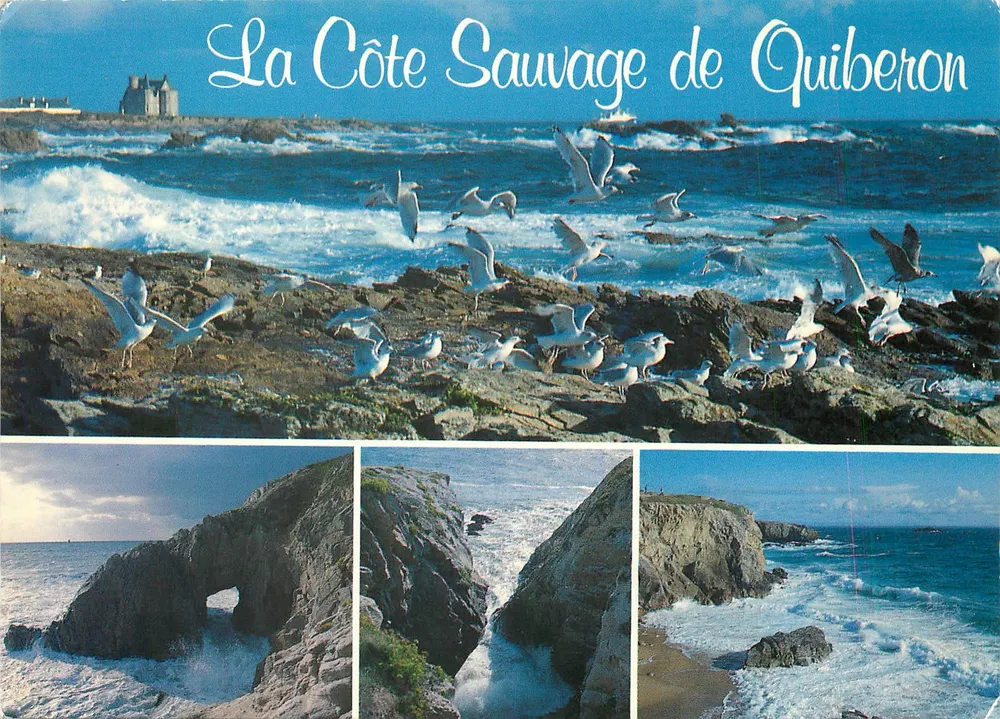 A Costa Selvagem de Quiberon — Edições d'Art ACK, n° 35 000 - Frente