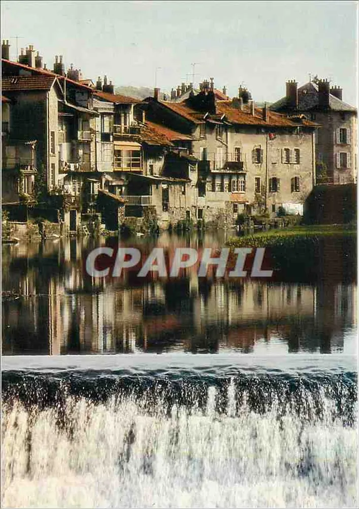 Aurillac (Cantal) — Die alten Häuser am Ufer der Jordanne — IRIS, Foto J.F. Teudulé, n° 150846 - Vorderseite