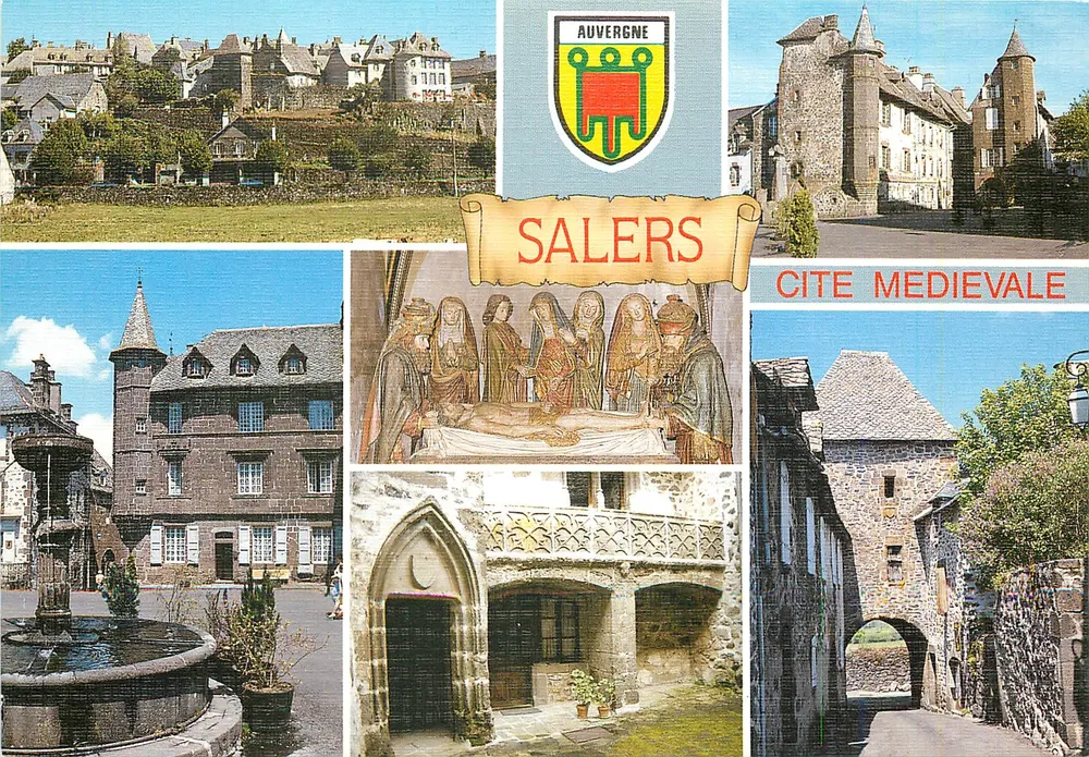 Salers — Cidade medieval — Editions Bos - Frente