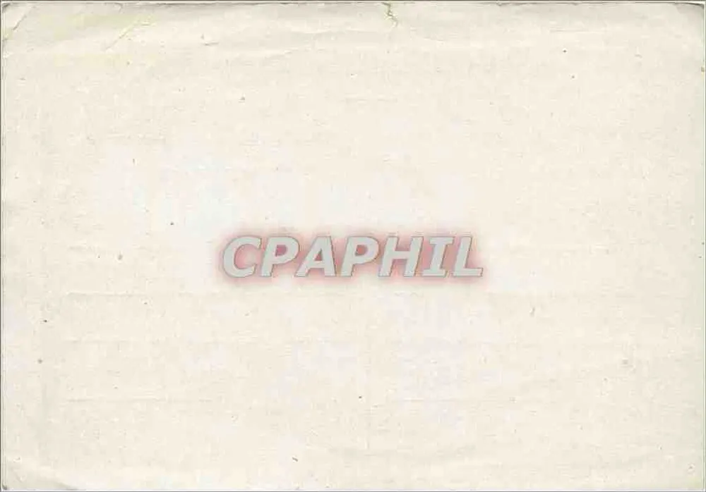 Carta postal virgem — formato padrão - Verso