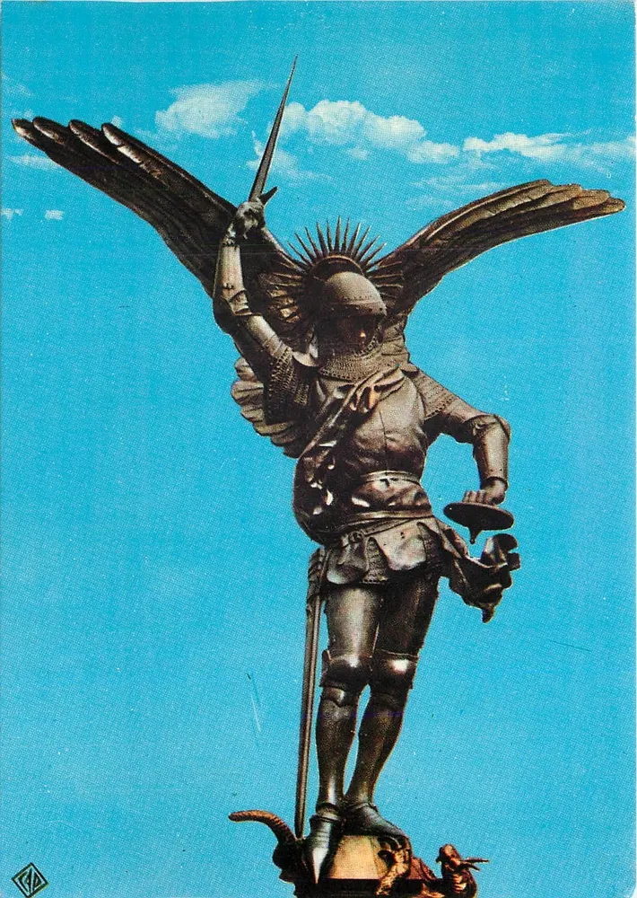 Statue de Saint-Michel — Mont Saint-Michel — par Frémiet - Recto