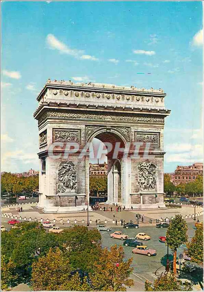 Arco do Triunfo — Paris — editor Impr. de la Presse à Paris, n° 5069 - Frente