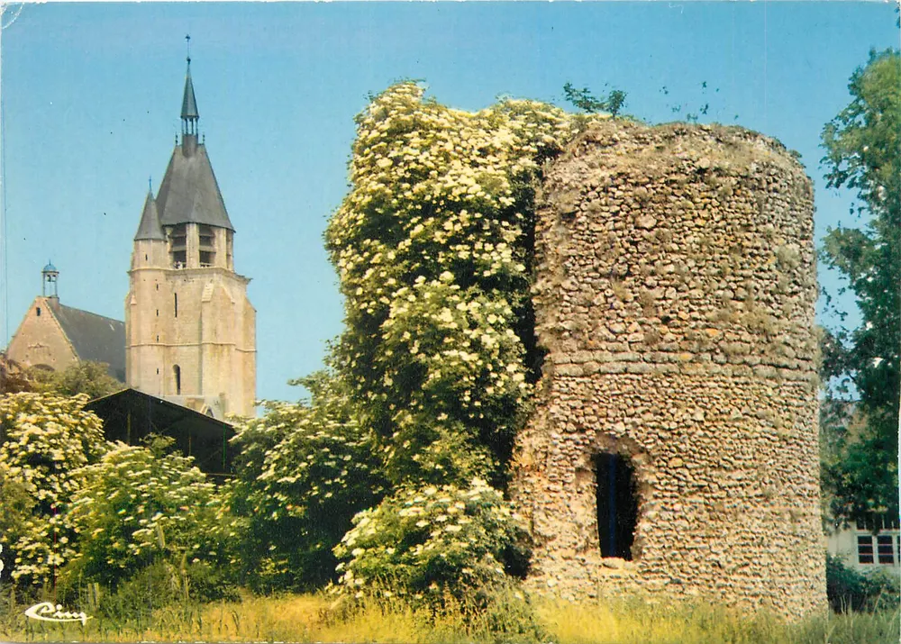 Illiers-Combray — Die alte Turm des Schlosses — Combiér Drucker MA-CO (71, S.&L.) - Vorderseite