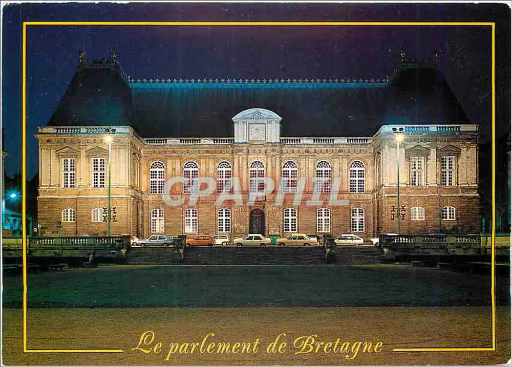Das Parlament der Bretagne — Rennes — Edition YCA - Y. K. Caouadal - Vorderseite