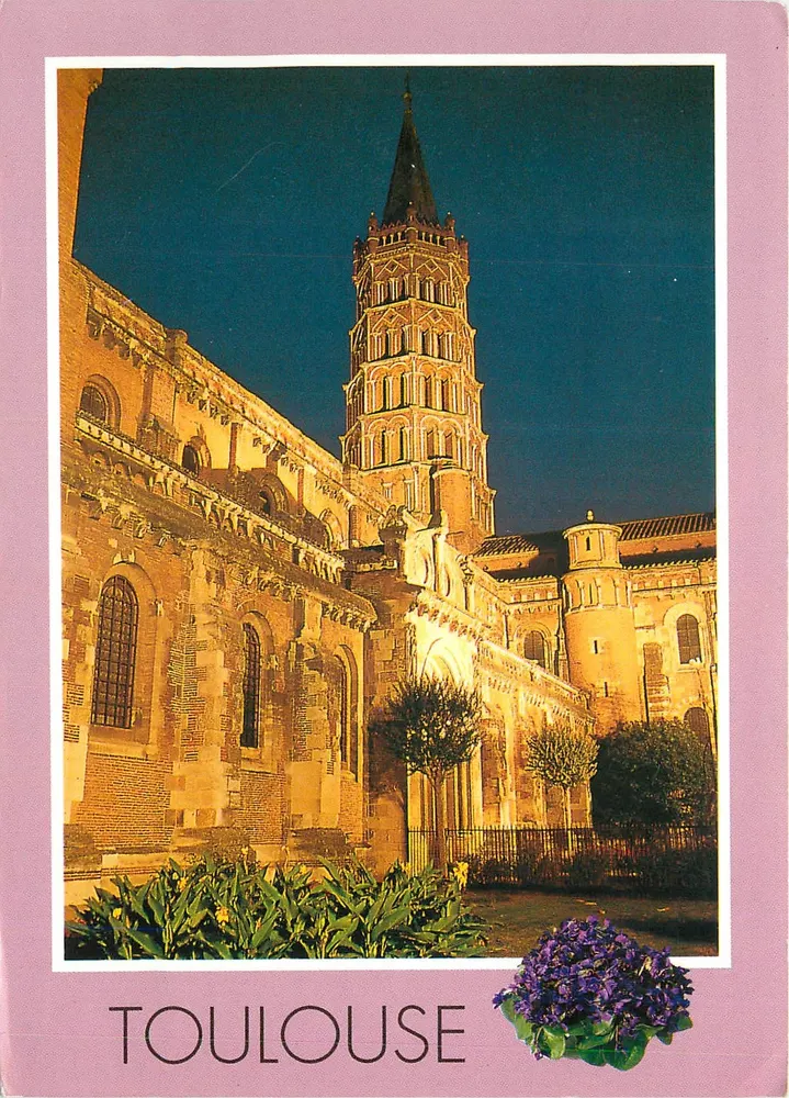 Toulouse — Catedral de Saint-Sernin — Images de France - Frente