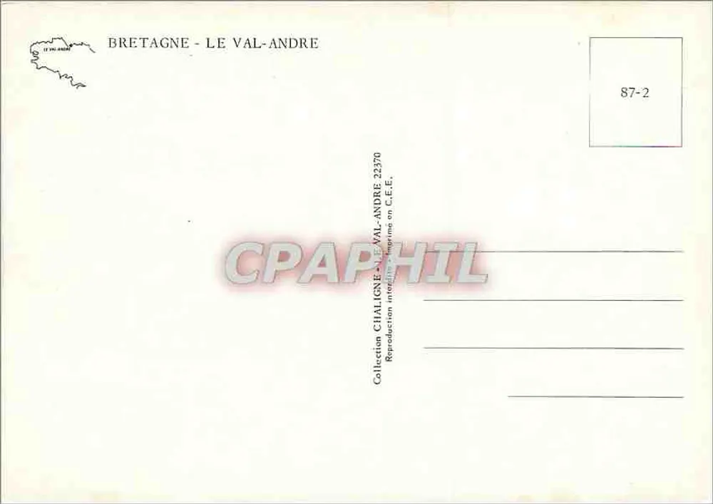 Le Val-André — Wybrzeże Szmaragdowe — Wydawca Chaligne, nr 87-2 - Rewers